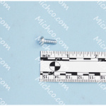 Screw, Pan Heavy Duty Phillips Head Screw, #8-32 X 0.50", Plastite, Zinc