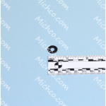 Washer, 10 Flt Stl Blk Znplt