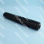 Brush, Scrub, 28-Long, 10 Single Row Bristles, Nylon, Spline