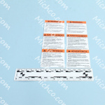 Replacement Part Label Cca Warning