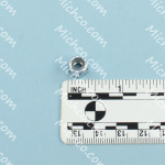NUT, 10-32 HEX NYLOCK STL GR2 ZNPLT