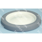 Wheel, 12.0-Dia. 1.75-Wide, White / Gray (T