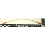 Wire, 18 Gauge 8.0-Long White .25QF / .25QF