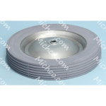 Wheel, 10.0-Dia. 1.78-Wide, 0.50-Bore, Gray Hub