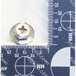 SCREW, HEX, M6 X 1.00 X 16, SEMS, S