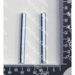 Shaft, Plated, Front Roller Axle, Set Of 2