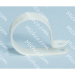 Clamp, Cable, Nylon, 1.25-Dia., Natural