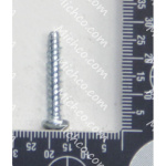Screw, Pan Heavy Duty Phillips Head Screw, #10-16 X 1.0", Zinc FP8