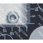 NUT, HEX, LOCK, 06-32, KEP, SS