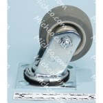 Caster, Swivel, 4.0-Dia. 2.0-Wide, 4 Hole, T