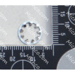 Washer, Lock, Interupted, 0.25, Stainless Steel