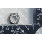 Nut Hex Head Nylon Lock - Thin Stainless Steel 1/4-20