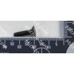 Screw, Flat Heavy Duty Phillips Head Screw, M4 X 15, Zinc, Black