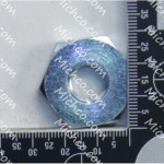 Nut, Hex Head Jam, Extra Wide, Thin, M12, Zinc