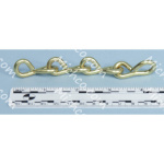 Chain, Jack, 08, 4.6-Long 04 Link, Brass