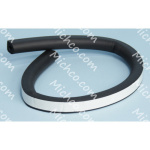 Seal, .75, .75-Wide 25.6-Long, Adhesive (D Shape