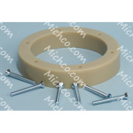1.25" Plastic Riser 5" Center Hole 7" Outside Diamiter