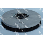 Brush Assembly, Disk, Scrub, 18.0"-Dia., Polypropylene