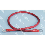 Cable, 04GA 32.0-Long Red .31RING / .31RING