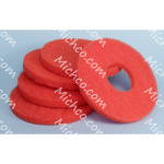 Pad -10"RED Scrub Case / 5