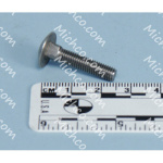 Bolt, Carriage, M5 X 25, Stainless Steel