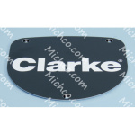 Lable Clarke Name Plate FM