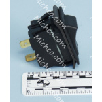 Switch, Rocker, DPST, 15Amp, Rectangle