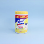 Lysol Disinfectant Wipes Lemon/Lime 6/ea Tubes of 110 Case #78849