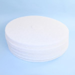 Mighty Mac 19" White Super Polish Floor Pads 5 Per Case