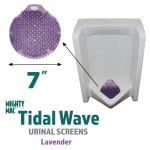 Mighty Mac Tidal Wave Urinal Screen Lavender Fragrance