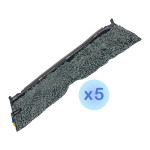 MotorScrubber Glide Absorbant mop pads A-FIBRE 5Pack