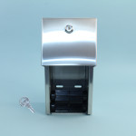 S/S Twin Hide-A-Roll Stand. TP Disp