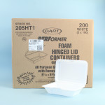 X-Large Hinged SandW Cont 6x9x3"