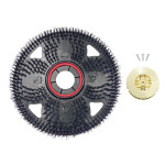 Malish Flex Scrub Black 80 Grit 17" W/Center Lock Holder