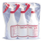 24 OZ CLEAN CHECK 3 PACK W/SPRAYERS