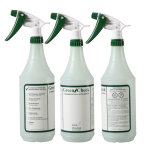 32 OZ GREEN CHECK 3PACK W/ SPRAYERS