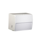 SINGLE FOLD TOWL DISP. WHITE ENAMEL