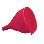 9" X 10" PLASTIC FUNNEL, W/BRS SCRN