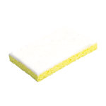 LIGHT DUTY SCRUB SPONGE, WHITE 5/Pk