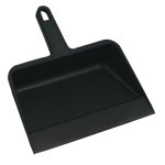 PLASTIC DUST PAN 12" BLACK#280169