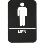 ADA SIGN  6" X 9"  "MEN"#320170