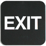 ADA SIGN  6" X 9"  "EXIT"#320179