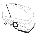 Manual Tennant 465ES Automatic Scrubber