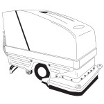 Manual Tennant 490ES Automatic Scrubber