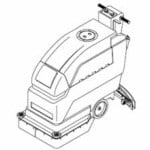 Manual Tennant 5200 Battery Automatic Scrubber