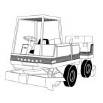 Manual Tennant 550 Gas-LPG Rider Scrubber