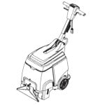 Manual Tennant E5 Portable Carpet Extractor