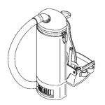 Manual Tennant V-BP-10 Back Pack Vacuum