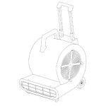 Manual 3-Speed Air Mover STR3SPD