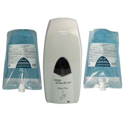 Betco Clario Touch Free Hand Sanitizer Starter Kit